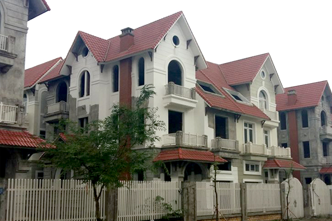 Thiết kế cải tạo biệt thự 3 tầng 95m2 tại Gleximco Dương Nội, Hà Nội - Hiện trạng công trình