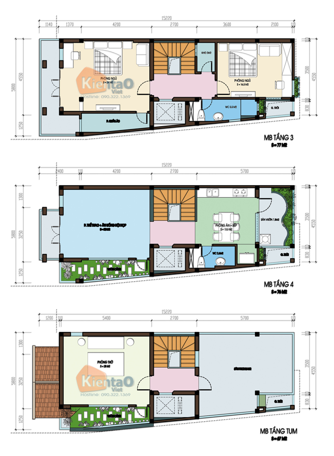 Thiết kế cải tạo nhà ống 5 tầng 2