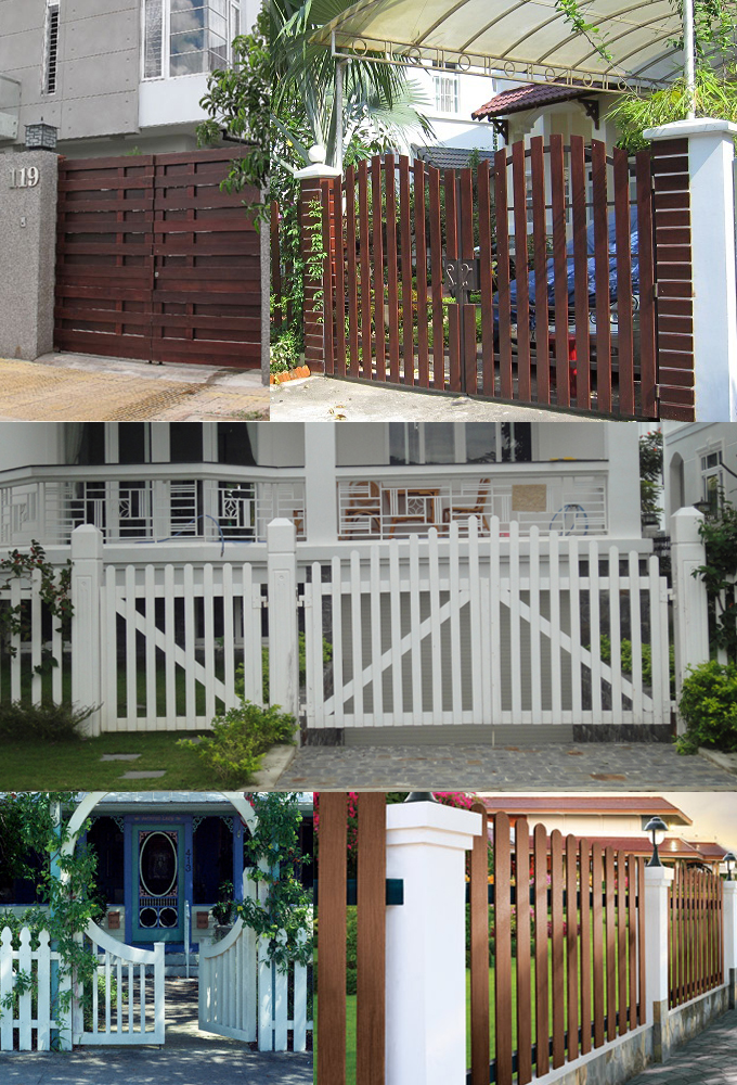 Các loại cửa cổng cho nhà đẹp Cổng và hàng rào 01