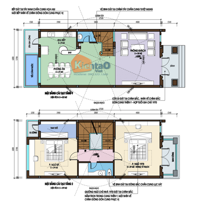 Mẫu nhà ống đẹp 3 tầng 4 tầng 5 tầng mới xu hướng 2018-2019 - Nhà ống 4 tầng 6x12m - MB1