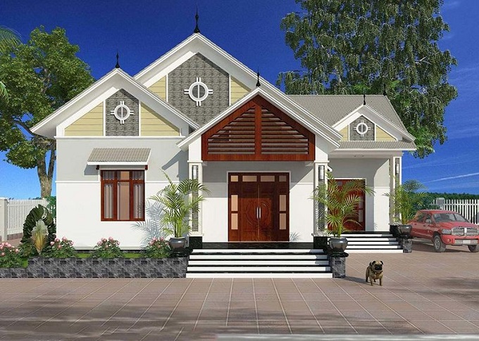 biệt thự nhà vườn 1 tầng giá rẻ