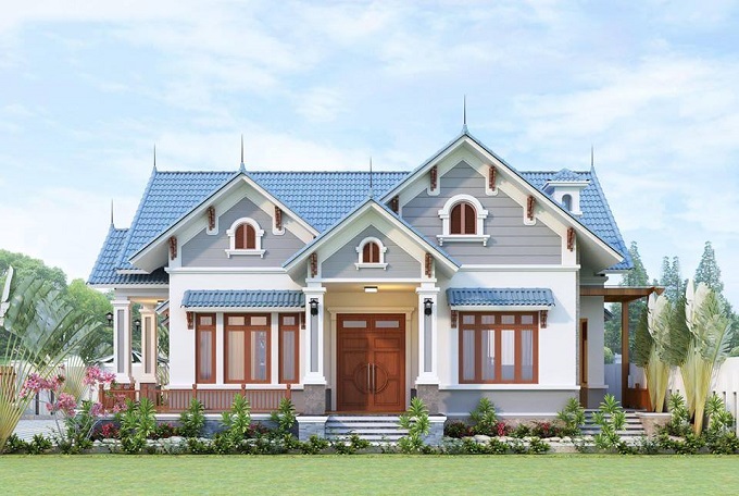 biệt thự nhà vườn 1 tầng giá rẻ