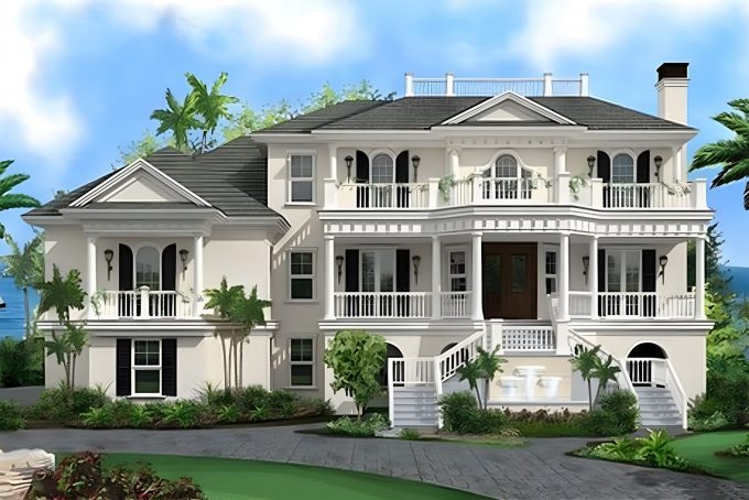 Biệt thự 3 tầng cổ điển